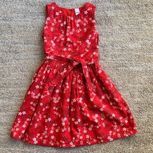 Red Christmas Holiday Dress - Girls Size 10